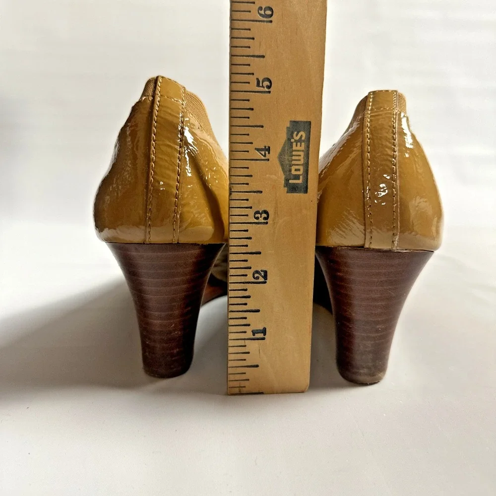 Tory Burch Quiet Luxury Old Money Preppy Wedge Pumps Women's 10 Polished Career